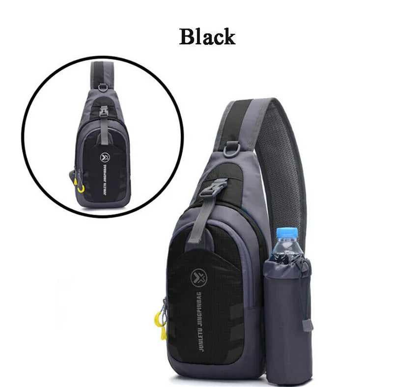 Waterproof Small Chest Bag Travel Sport Sling Messenger Cross Bags