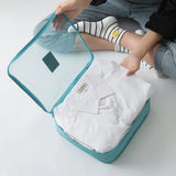 6-Piece Travel Organizer Storage Bags Set Zipper Clothing Pouch Carry Case