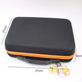 60-Bottle Essential Oil Perfume Case Travel Holder Nail Polish Bag