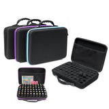 60-Bottle Essential Oil Perfume Case Travel Holder Nail Polish Bag