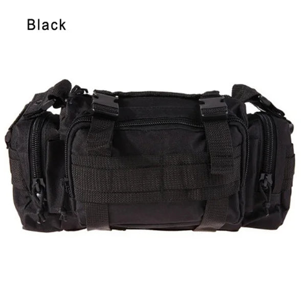 600D Encrypted Nylon Waist Bag Waterproof Pouch Camera Bag