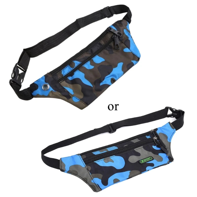 Camouflage Fanny Pack Travel Bum Bag Money Waist Belt