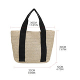 Summer Straw Woven Bag Tote Bag for Anniversary