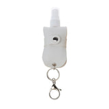 50ml Squeeze Spray Bottle Travel Refillable Leakproof with Keychain Holder