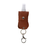 50ml Squeeze Spray Bottle Travel Refillable Leakproof with Keychain Holder