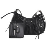 Vintage Style Women's PU Leather Sling Shoulder Bag Small Satchel