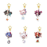 Honkai: Star Rail Himeko Cosplay Acrylic Keychains Bag Accessories