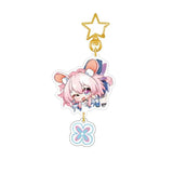 Honkai: Star Rail Himeko Cosplay Acrylic Keychains Bag Accessories