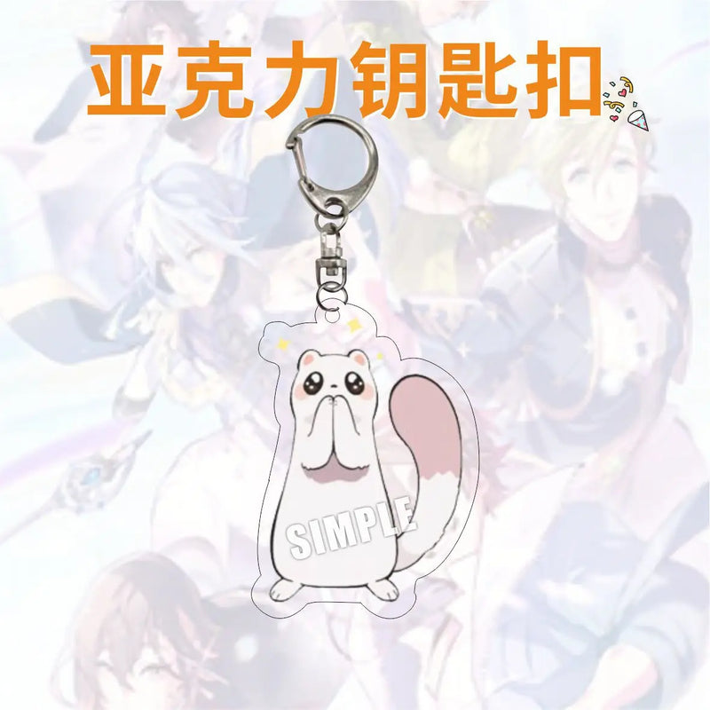 Anime NU:Carnival Figures Blade Kuya Edmond Cosplay Acrylic Keychains