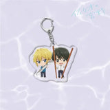 Sasaki and Miyano Anime Figure Acrylic Keychains Fans Gift