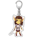 Anime Baldur's Gate 3 Figures Cosplay Keychains Fans Christmas