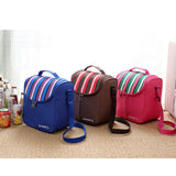 Square Thermal Bag Lunch Bags Insulation Package Kids Insulated Portable