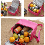 Square Thermal Bag Lunch Bags Insulation Package Kids Insulated Portable