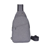 Men's Crossbody Chest Bag Waterproof Messenger Large Capacity Shoulder