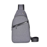 Men's Crossbody Chest Bag Waterproof Messenger Large Capacity Shoulder