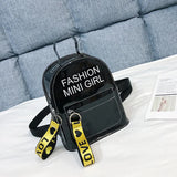 6PCS Mini Girls Backpack Transparent PVC School Travel Bag Mochila Feminina