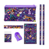 Encanto Stationery Box Set Mirabel Pencil Ruler Eraser Sharpener Case