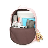 6Pcs/Sets Cartoon School Backpack Canvas Bag Teenage Students Large Schoolbag