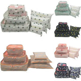 6Pcs Travel Storage Bag Waterproof Clothes Packing Cube Set
