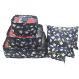 6Pcs Travel Storage Bag Waterproof Clothes Packing Cube Set