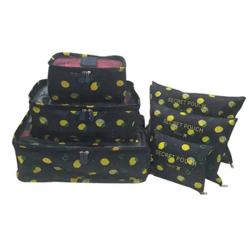 6Pcs Travel Storage Bag Waterproof Clothes Packing Cube Set