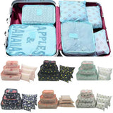 6Pcs Waterproof Storage Bag Travel Luggage Bag Organizer Bags