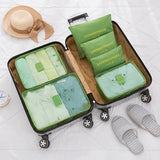 6Pcs Travel Organizer Bags Waterproof Packing Clothes Accessories
