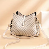 Geometric Pattern Crossbody Bag Vintage Chain Shoulder Bag