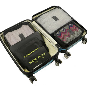 6pcs Travel Organizer Bag Waterproof Packing Organizer Travel Bags