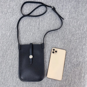 Women Shoulder Bag Mini Crossbody Messenger PU Leather Clutch Wallet Pouch