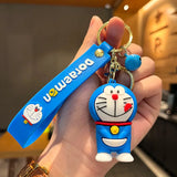 Doraemon Key Bag Couples Car Key Chain Pendant Bag Accessories Key Wallet Toy