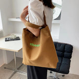7 Colors Shoulder Bags Women Letter Style Large Capacity Canvas