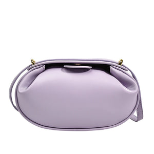 Round Hobo Crossbody Bag Women Shoulder Bag Top Handle Handbag Green Purple