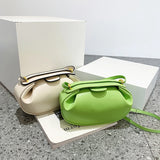 Round Hobo Crossbody Bag Women Shoulder Bag Top Handle Handbag Green Purple