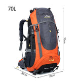 70L Travel Backpack Trekking Rucksack Hiking Camping Daypack for Men Women