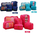 7PCS Mesh Pouch Waterproof Bag in Bag Portable Travel Organizers