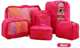 7PCS Mesh Pouch Waterproof Bag in Bag Portable Travel Organizers