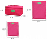 7PCS Mesh Pouch Waterproof Bag in Bag Portable Travel Organizers