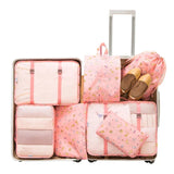 7PCS/Set Luggage Packing Travel Organizer Clothes Storage Waterproof Bags