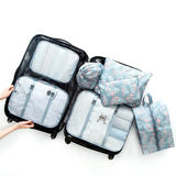 7PCS/Set Luggage Packing Travel Organizer Clothes Storage Waterproof Bags