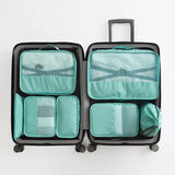 7Pcs Travel Bag High Mesh Bag Clothing classification Luggage cube Box