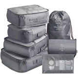 7Pcs Set Blanket Quilt Closet Box Bags Foldable Storage Case Washable Zipper