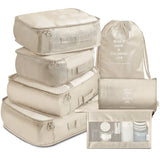 7Pcs Set Blanket Quilt Closet Box Bags Foldable Storage Case Washable Zipper