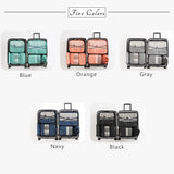 7Pcs Travel Bag Set Foldable Storage Organizer Luggage Bags For Women