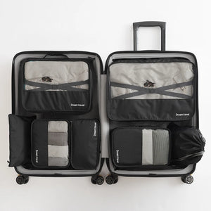7Pcs Travel Bag Set Foldable Storage Organizer Luggage Bags For Women