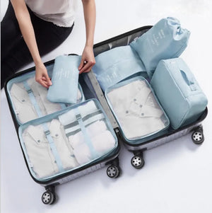 7Pcs Travel Clothes Classification Storage Bag Packing Cube Organizer Pouch