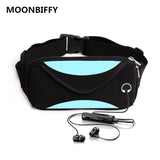 7inch Sport Running Waist Bag, Waterproof Outdoor Jogging Belt Hip Bag