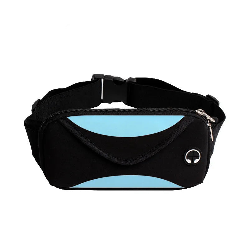 7inch Sport Running Waist Bag, Waterproof Outdoor Jogging Belt Hip Bag