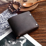 Men's Minimalist Leather Front Pocket Wallet