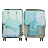 8/7Pcs/Set Travel Packing Cube Large Partition Pouch Waterproof Clothes